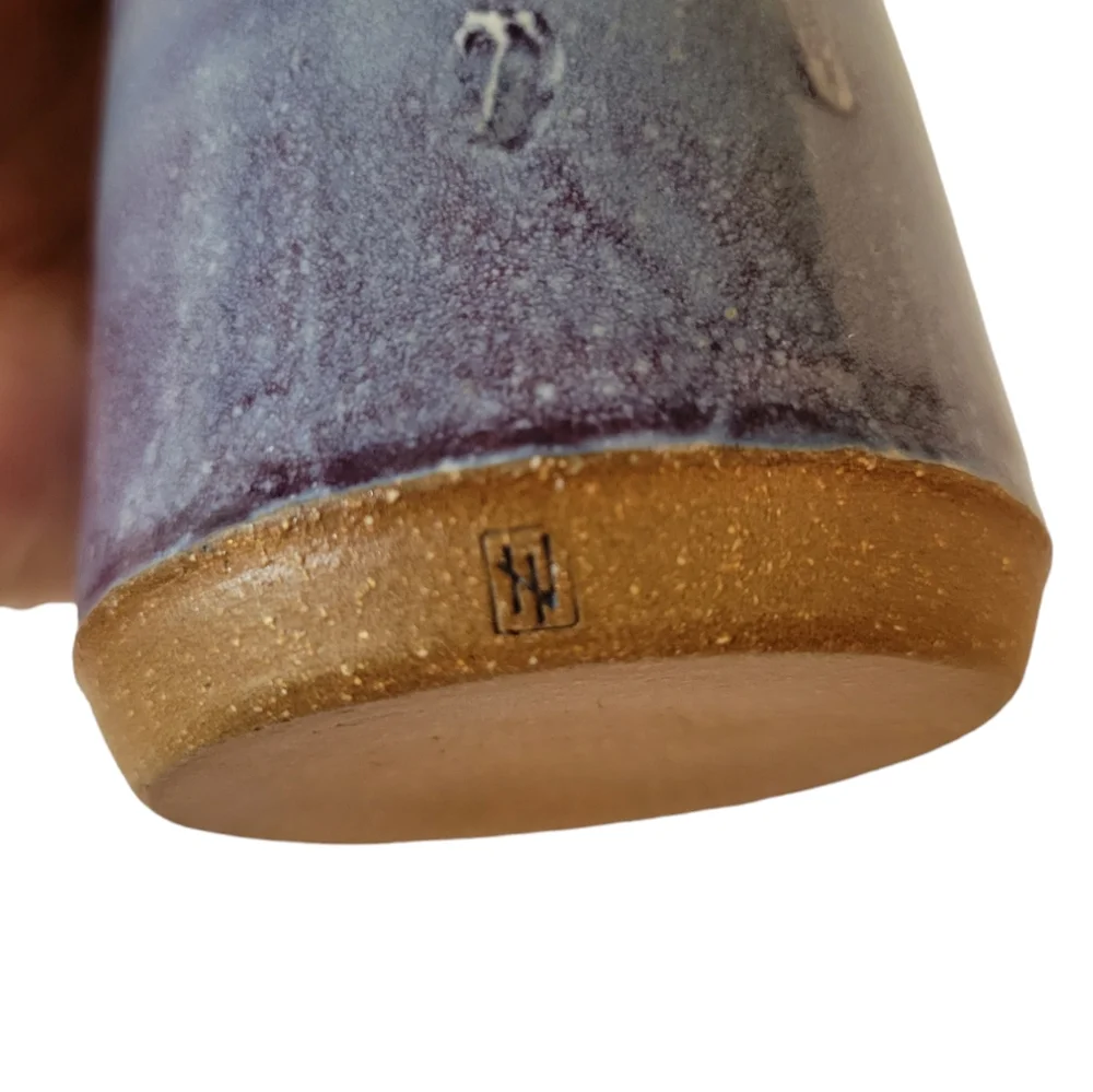 Hand Crafted blue purple